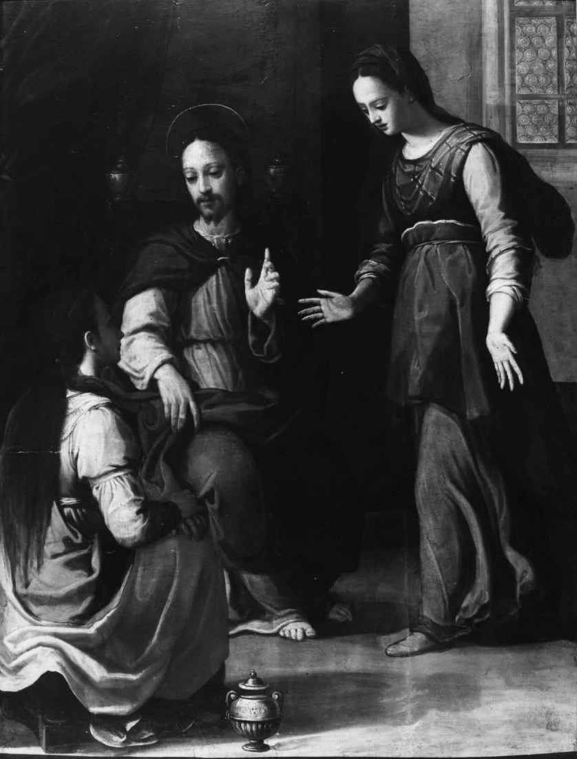 Cristo in casa di Santa Marta e Santa Maria Maddalena - Museo Civico, Pescia